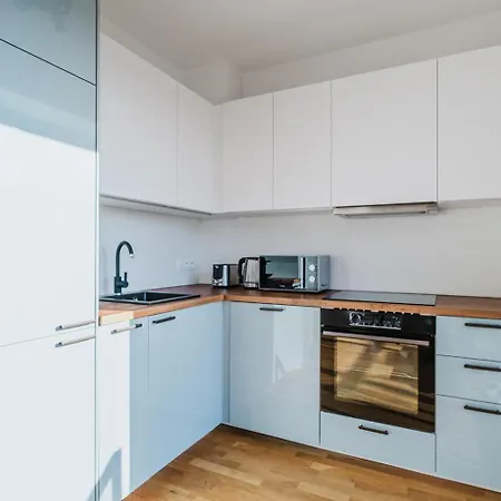 Blueground Zizkov Furnished Park Prg-42 شقة براغ